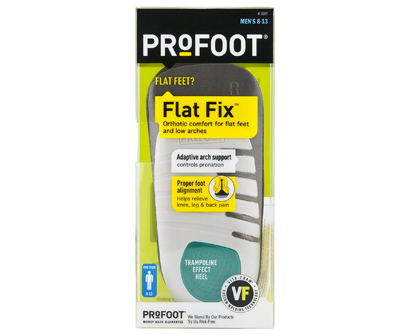 profoot flat fix orthotic insoles