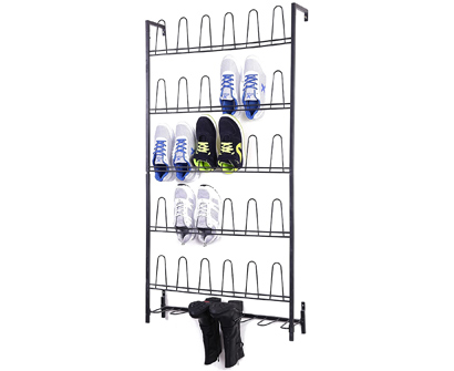 mygift wall mounted boots and shoe rack