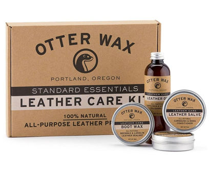 otter wax leather care kit