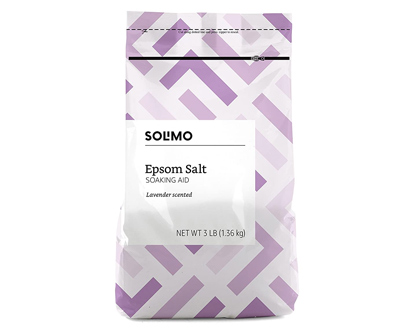 amazon brand – solimo epsom salt soaking aid