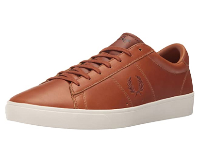 fred perry spencer waxed leather sneaker