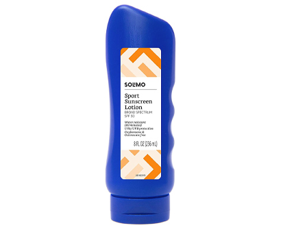 amazon brand - solimo sport sunscreen lotion