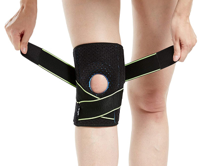 bodyprox knee brace with side stabilizers & patella gel pads