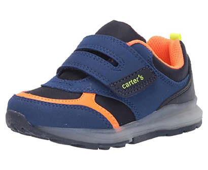 carter’s kids liner light-up athletic sneakers