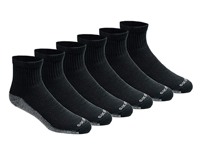 dickies men’s dri-tech moisture control quarter socks