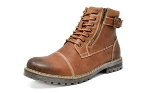 BRUNO MARC NEW YORK Mens Military Motorcycle Combat Boots