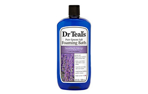 dr. teal’s foaming bath with pure epsom salt