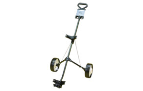 jef world of golf- deluxe steel push cart