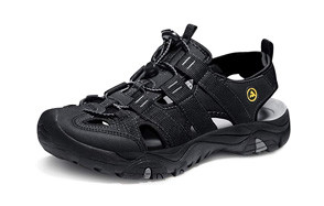 atika men's sports sandals trail outdoor water shoes 3layer toecap