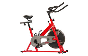 sunny health & fitness stationary indoor cycling bike with 30 lb flywheel