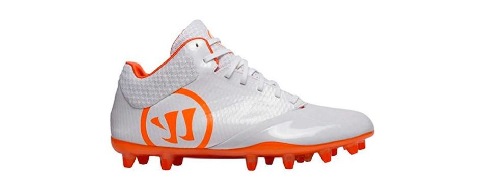 Choose Size! WARRIOR New Mens Adonis Lacrosse Cleats White//Orange