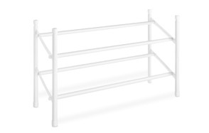 whitmor 2-tier expandable and stackable shoe rack